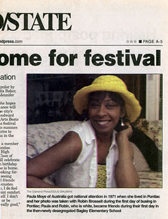 Home for music festival in my hometown, Pontiac, Michigan in 2002